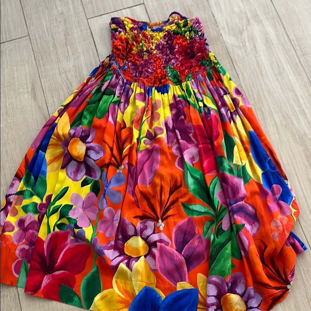 Vibrant Floral Maxi Dress
